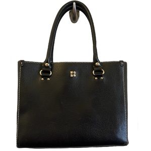 Vintage Kate Spade Leather Tote | Black